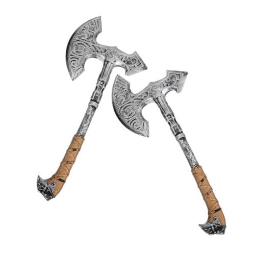 COLLBATH 4 Stücke Realistische Piraten Axte für Halloween Kostüm Leicht und Tragbar für Rollenspiele und Maskeraden Langlebig und Detailgetreu von COLLBATH