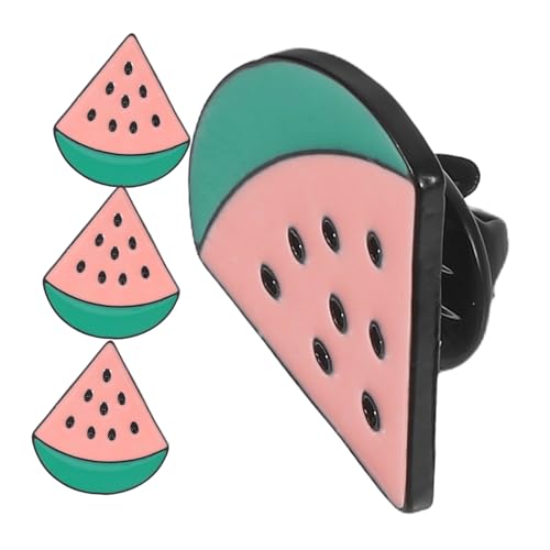 COLLBATH 4 Süße Broschen Wassermelonen Anstecknadeln Für Frauen Sommerparty Kostüm Fruchtförmige Brosche Für Kleidung Schalkragen Clips von COLLBATH