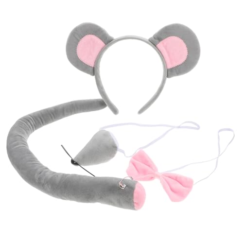 COLLBATH 1 Set Jungen Und Mädchen Ohren Kostüm Set Tier Stirnband Ohren Stirnband Fliege Für Halloween Party von COLLBATH