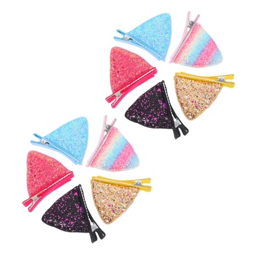 COLLBATH 5 Paare Katzenohren Haarspangen Glitzernde Kleine Clips für Frauen Mädchen Festliche Kostüm-accessoires für Weihnachten Halloween Cosplay Party Bequeme Sichere Passung Leichter COLLBATH 5 Paare Katzenohren Haarspangen Glitzernde Kleine Clips für Frauen Mädchen Festliche Kostüm-accessoires für Weihnachten Halloween Cosplay Party Bequeme Sichere Passung Leichter von COLLBATH