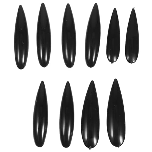 COLLBATH 5 Stück Falsche Nägel Halloween-kostüm-nagel Langer Künstlicher Nagel Gothic-nägel Maniküre Falscher Nagel Zauberernägel Halloween-hexennägel Black Plastik COLLBATH 5 Stück Falsche Nägel Halloween-kostüm-nagel Langer Künstlicher Nagel Gothic-nägel Maniküre Falscher Nagel Zauberernägel Halloween-hexennägel Black Plastik von COLLBATH