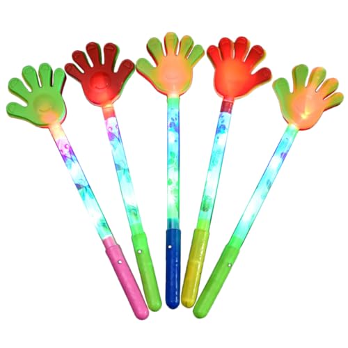 COLLBATH 5 Stück Teiliges Leuchtende Handklatschen Bunte Party Requisiten Umweltfreundlich Sicher für Geburtstagsfeiern Sportveranstaltungen Geeignet COLLBATH 5 Stück Teiliges Leuchtende Handklatschen Bunte Party Requisiten Umweltfreundlich Sicher für Geburtstagsfeiern Sportveranstaltungen Geeignet von COLLBATH