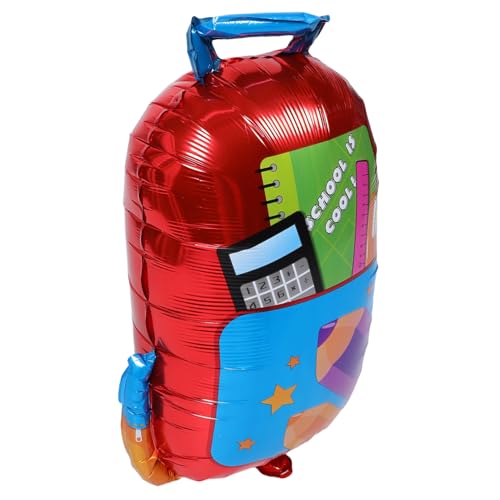 COLLBATH 5 Stück Teiliges Schulrucksack Aluminiumfolien Ballon Aufblasbar Schnelle Befüllung Wiederverwendbar Dekorativ für Kindergarten und Schulanfangspartys COLLBATH 5 Stück Teiliges Schulrucksack Aluminiumfolien Ballon Aufblasbar Schnelle Befüllung Wiederverwendbar Dekorativ für Kindergarten und Schulanfangspartys von COLLBATH