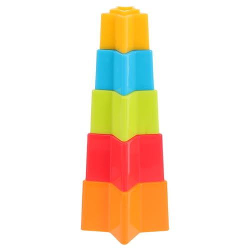 COLLBATH 5 Stück Teiliges Stapelbecher für Kleinkinder Pädagogisches zur Frühen Entwicklung und Zählung Kindgerechtes Lernspielzeug von COLLBATH