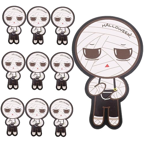 COLLBATH 50 Stück Dicke Papierhalter behandeln Lollipop-Papierhalter Halloween-Partygeschenke es ist Bezaubernde Süßigkeiten-Verpackungskarten dekorative Karten aus Papier von COLLBATH