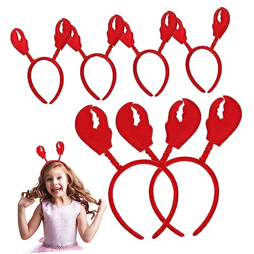 COLLBATH 6 Stück Teiliges Stirnband für Erwachsene Lustige Krabben Kostüm Accessoires Leichtes Bequemes Lobster Haarreif Partyzubehör für Cosplay und Meeresfrüchte Events COLLBATH 6 Stück Teiliges Stirnband für Erwachsene Lustige Krabben Kostüm Accessoires Leichtes Bequemes Lobster Haarreif Partyzubehör für Cosplay und Meeresfrüchte Events von COLLBATH