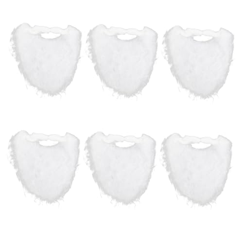 COLLBATH 6 Stück Teiliges Weihnachtsmann Bartset aus Künstlicher Schnurrbart für Cosplay Festliche Anlässe Selbstklebend Bequem und Atmungsaktiv für Weihnachten und Karneval COLLBATH 6 Stück Teiliges Weihnachtsmann Bartset aus Künstlicher Schnurrbart für Cosplay Festliche Anlässe Selbstklebend Bequem und Atmungsaktiv für Weihnachten und Karneval von COLLBATH