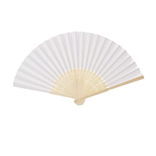 COLLBATH 6Stücke Weiße Faltfächer für Leere Chinesische Fächer Gestalten DIY Bastelset Faltbare Handfächer für Partys und Kreative Projekte COLLBATH 6Stücke Weiße Faltfächer für Leere Chinesische Fächer Gestalten DIY Bastelset Faltbare Handfächer für Partys und Kreative Projekte von COLLBATH