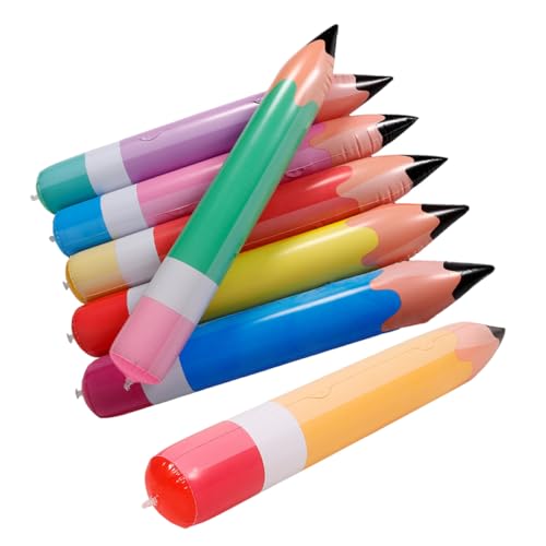 COLLBATH 7 Stück Aufblasbare Bleistifte Aus Pvc Schuldekorationen Requisiten Für Den Schulanfang Für Die Dekoration Im Klassenzimmer Charmantes Design von COLLBATH