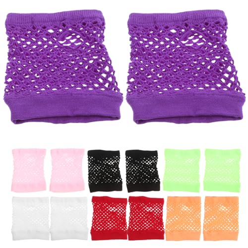COLLBATH 8 Paare Bunte Accessoires für Kostümpartys Cosplay Maskeraden und Teepartys für Damen Verschiedenen Farben Rot Neon Grün Orange COLLBATH 8 Paare Bunte Accessoires für Kostümpartys Cosplay Maskeraden und Teepartys für Damen Verschiedenen Farben Rot Neon Grün Orange von COLLBATH