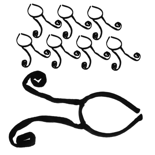 COLLBATH 8 Stück Teiliges Halloween Haarband mit Einzigartigen Ameisen Antennen Langlebiger DIY Kopfschmuck für Kostümpartys Schwarz für Karneval und Bühnenauftritte von COLLBATH