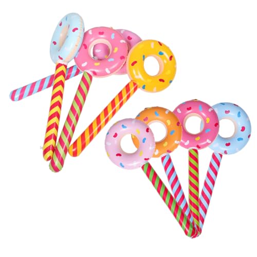 COLLBATH 8-teilige Aufblasbare Süßigkeiten-stäbe Für Kinder Candyland Party Dekoration Geburtstagsparty Zubehör Aus Pvc von COLLBATH