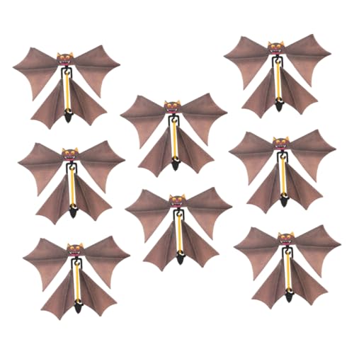 COLLBATH Halloween Fledermaus Dekoration Spielzeug Aufziehmechanismus Für Show Requisiten Hellbraun von COLLBATH