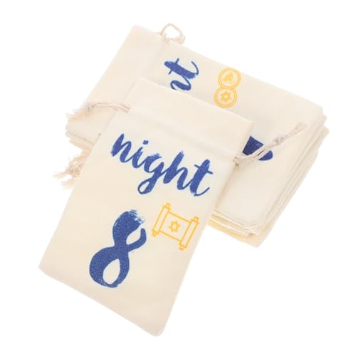 COLLBATH Geschenktüten Mit Kordelzug – 8-teiliges Set Für Chanukka-partyzubehör von COLLBATH