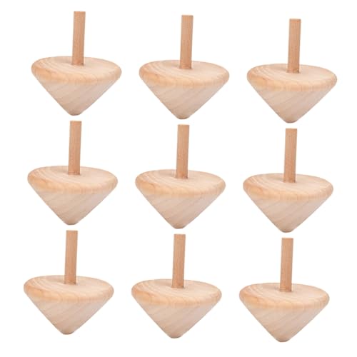 COLLBATH 9-teiliges Holzkreisel-spielzeug Für Kinder Kreatives Malen Kreisel-spielzeug Schreibtisch- Holz-bastelspielzeug Für Jungen Und Mädchen COLLBATH 9-teiliges Holzkreisel-spielzeug Für Kinder Kreatives Malen Kreisel-spielzeug Schreibtisch- Holz-bastelspielzeug Für Jungen Und Mädchen von COLLBATH