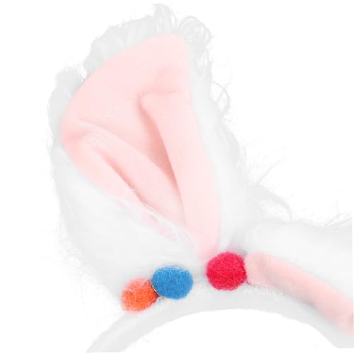 COLLBATH Alpaka Stirnband mit Realistischen Ohren Langlebiges Cosplay Kopfschmuck für Erwachsene Vielseitiges Party Kostümzubehör Leichtes Komfortables Haarband für Rollenspiele von COLLBATH