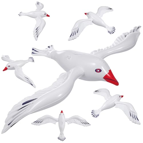 COLLBATH Aufblasbare Möwe Robustes Pvc-vogelspielzeug Pooldekoration Für Geburtstagsveranstaltungen Für Jungen Und Mädchen COLLBATH Aufblasbare Möwe Robustes Pvc-vogelspielzeug Pooldekoration Für Geburtstagsveranstaltungen Für Jungen Und Mädchen von COLLBATH