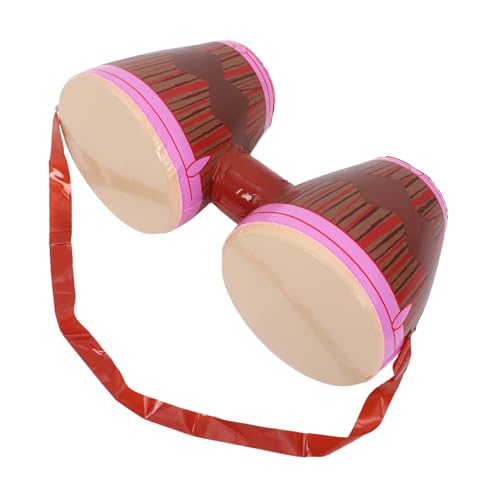 COLLBATH Aufblasbare PVC Ansai Waist Double Drum Musikinstrument für Kindergeburtstage Partys und Musikpraxis Fördert Rhythmus und Musikalische Fähigkeiten von COLLBATH