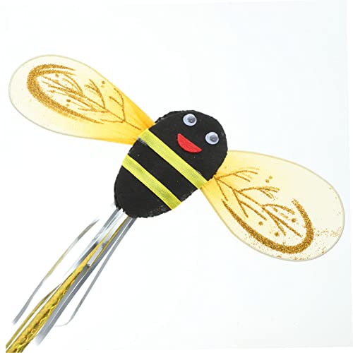 COLLBATH Bienenkostüm mit Flügeln Haarreif und Stab Niedliches Verkleidungsset für Mädchen für Fasching Halloween Geburtstag Bühnenauftritte und Kostümpartys von COLLBATH
