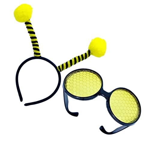 COLLBATH Bienenstirnband Kinder Halloween Bienen Kostüm Zubehör Bienenglas Stirnband Cosplay Requisite Festival Karneval Haar Accessoire von COLLBATH