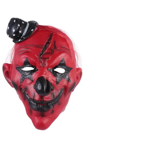 COLLBATH Halloween-party Gruselige Clown-maske Einzigartiges Clown-gesicht Realistische Handwerkskunst von COLLBATH