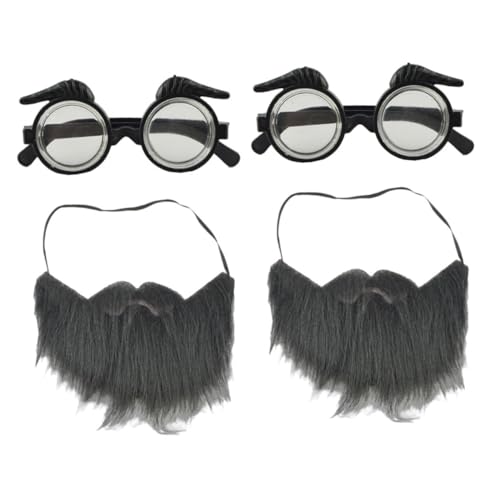 COLLBATH Lustiges Schnurrbart-Brillen-Set Bart-Accessoires Für Partydekorationen Für Erwachsene Jungen Und Mädchen von COLLBATH