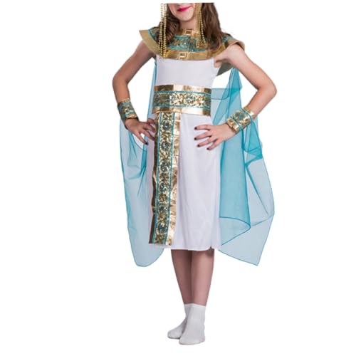 COLLBATH Cosplay Kostüm Ägyptische Königin für Bühnenaufführung Rollenspiel Zubehör für Kreatives Langlebiges Design für Unvergessliche Kindheitserinnerungen COLLBATH Cosplay Kostüm Ägyptische Königin für Bühnenaufführung Rollenspiel Zubehör für Kreatives Langlebiges Design für Unvergessliche Kindheitserinnerungen von COLLBATH