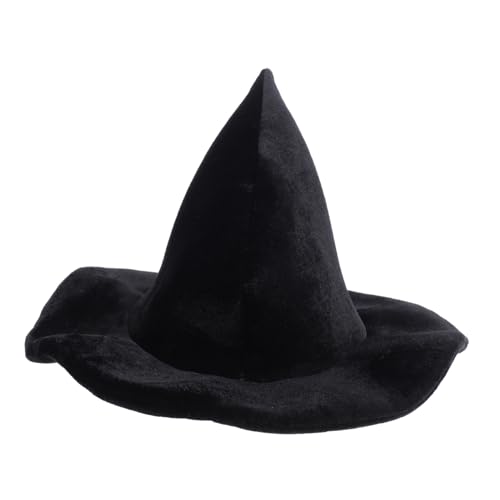 COLLBATH Damen Halloween Hexenhut mit Stern Anhänger Verstellbarer Zaubererhut für Kostümpartys Cosplay und Festliche Dekorationen für Lange Tragezeiten und Veranstaltungen von COLLBATH