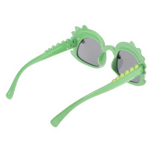 COLLBATH Dinosaurier Sonnenbrille Cartoon Design Sommer Party UV Schutz Niedliche Eyewear Grüne Rahmen Weiches Silikonmaterial Spaß Foto Requisite von COLLBATH