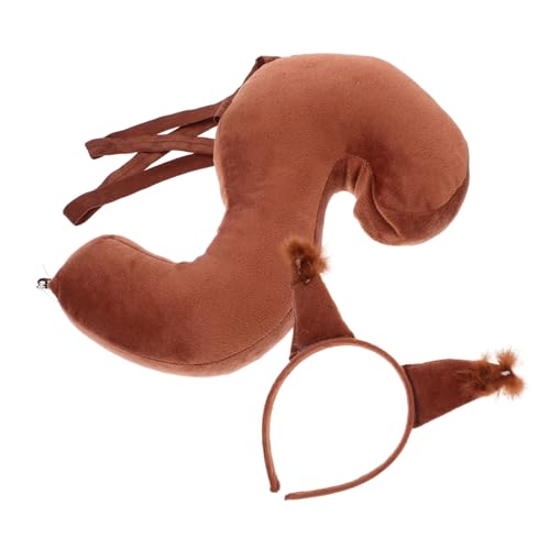 COLLBATH Eichhörnchen Kostüm mit Stirnband und Tierohren Haarreif für Cosplay Party Halloween Vielseitiges Tierkostüm Zubehör für Fasching und Bühnenauftritte Leicht zu Reinigen COLLBATH Eichhörnchen Kostüm mit Stirnband und Tierohren Haarreif für Cosplay Party Halloween Vielseitiges Tierkostüm Zubehör für Fasching und Bühnenauftritte Leicht zu Reinigen von COLLBATH
