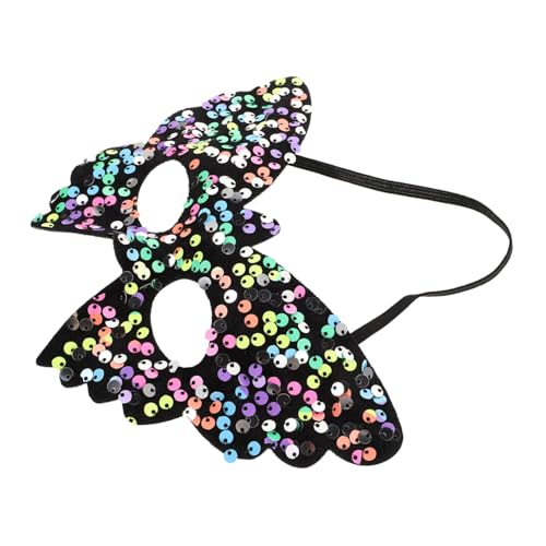 COLLBATH Elegante Venezianische Schmetterlingsmaske Damen mit Funkelnden Pailletten für Maskenbälle Karneval Kostümpartys und Themenveranstaltungen Komfortabel und Sicher Sitzend von COLLBATH