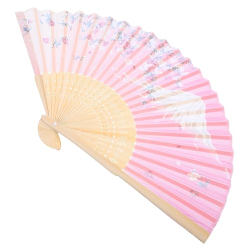 COLLBATH Faltfächer Kirschblüten Fan aus Handgefertigter Faltbarer für Hochzeiten Partys und Tanzaufführungen Leicht und Tragbar für Dekoration und Foto Requisiten von COLLBATH
