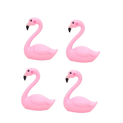 COLLBATH Entzückendes Flamingo-kuchendekor 4-teiliges Set Baby-dekoration Für Zuhause Und Auto von COLLBATH