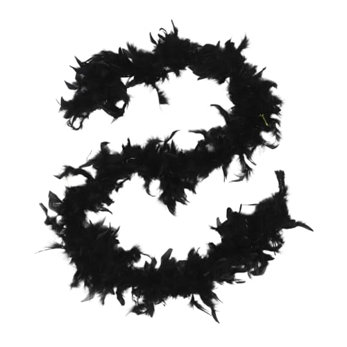 COLLBATH Flauschige Federboa für Dekoration Vielseitig Einsetzbar für Halloween Weihnachten DIY Projekte Schwarzes Kunstfell für Gestaltung COLLBATH Flauschige Federboa für Dekoration Vielseitig Einsetzbar für Halloween Weihnachten DIY Projekte Schwarzes Kunstfell für Gestaltung von COLLBATH