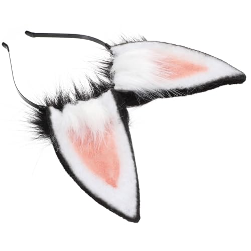 COLLBATH Flauschiges Kaninchenohren Stirnband aus Weiches Cosplay Hasenohren Haarreif für Damen und Bequemes Langlebiges Tierohren Diadem für Alltag und Party von COLLBATH