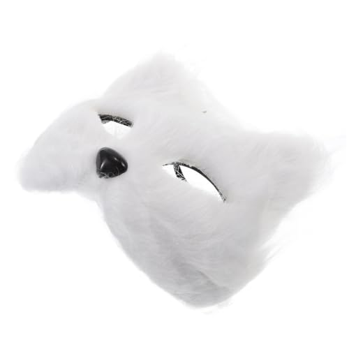 COLLBATH Katzenmasken Fuchs Plüsch Pelz Maske Ebene Halloween Karneval Cosplay Party Anlässe Verkleidung von COLLBATH