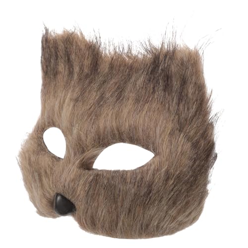 COLLBATH Fuchs Maske Fuchsmaske Wolfsmaske Kabuki-Masken Karneval-Maske Bärenmaske Maskerade-Maske halloween maske Fuchs-Maske-Requisite halbe Gesichtsmaske Tier bilden Liao Zhai Plastik von COLLBATH