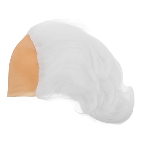 COLLBATH Glatze Perücke Halloween perücke perücke Spaß Perücke Schauspiel Perücke Stanznadel-Kits Erwachsene Anfänger Tuften realistische Halloween-Maske weiße Glatze chemische Faser von COLLBATH