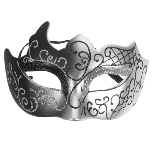 COLLBATH Halbgesichts Flammenmaske Party Versorgung Halloween Party Maske Maskerade Party Maske Halloween Cosplay Maske Kostüm Party Maske Frauenmaske Halloween Maske Maskerade von COLLBATH