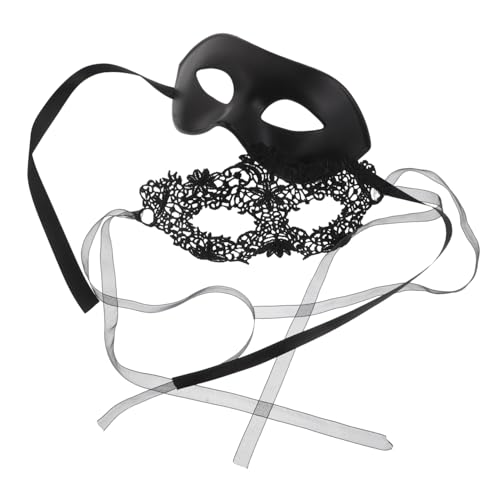 COLLBATH Halbgesichts Masken für Vintage Spitzen Masken mit Blumenmuster Schwarze Maske für Damen Vielseitig Einsetzbar für Ball Halloween Karneval Prom und Kostümparty COLLBATH Halbgesichts Masken für Vintage Spitzen Masken mit Blumenmuster Schwarze Maske für Damen Vielseitig Einsetzbar für Ball Halloween Karneval Prom und Kostümparty von COLLBATH