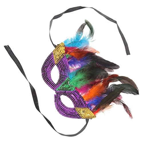 COLLBATH Halbgesichts Masquerade Maske mit Federn Dekorative Karneval Ball Maske für Damen und Mädchen Stilvolle Cosplay Verkleidung für Halloween Fasching und Festliche Partys COLLBATH Halbgesichts Masquerade Maske mit Federn Dekorative Karneval Ball Maske für Damen und Mädchen Stilvolle Cosplay Verkleidung für Halloween Fasching und Festliche Partys von COLLBATH