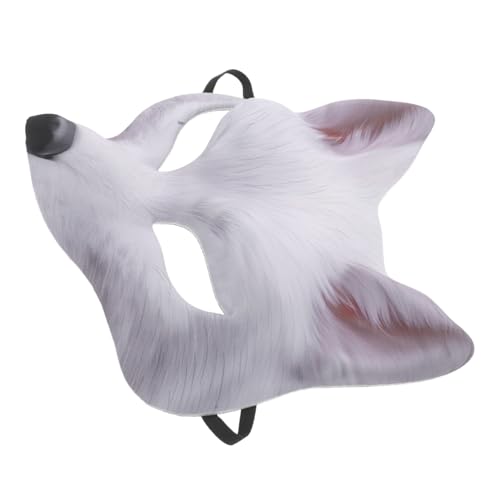 COLLBATH Halbgesichts-fuchsmaske Wiederverwendbar Karneval Halloween Tierkostüm Masquerade Party Dekoration für Erwachsene COLLBATH Halbgesichts-fuchsmaske Wiederverwendbar Karneval Halloween Tierkostüm Masquerade Party Dekoration für Erwachsene von COLLBATH