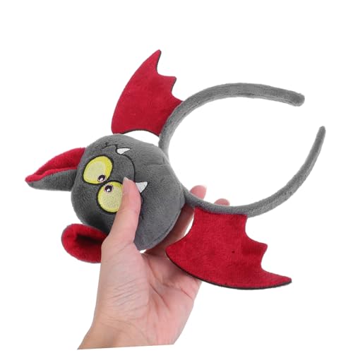COLLBATH Halloween Bat Headband aus Weichem Baumwollstoff Kuschelig Gefülltes Kostüm-haarband mit Fledermausflügeln für Party Cosplay und Festliche Verkleidung für Damen von COLLBATH