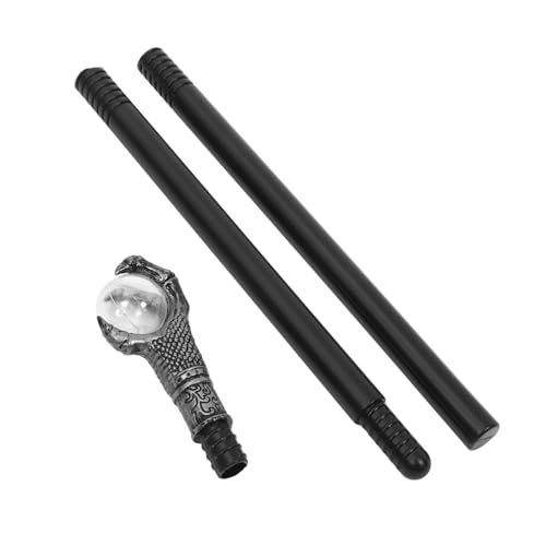 COLLBATH Halloween Cosplay Spazierstock Requisite mit Krallenkopf Punk Style Gehstock für Kostümparty Bühnenauftritt und Halloween Deko Robustes Plastik Auffälliges Design für Hexen und von COLLBATH