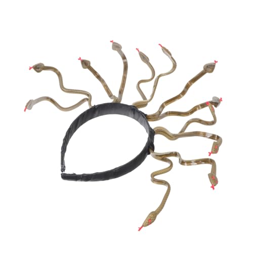 COLLBATH Halloween Haarband Schlangen Design Kopfband Medusa Kopfschmuck Damen Mädchen Karneval Kostüm Accessoire für Party und Cosplay von COLLBATH