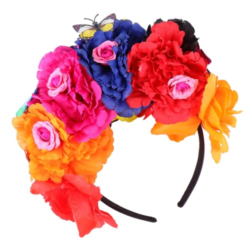 COLLBATH Halloween Haarreif mit Pfingstrosenblumen Leichter Farbenfroher Haarschmuck für Frauen Party und Fotodekoration Geeignet für Halloween Feiern und Kostümfeste COLLBATH Halloween Haarreif mit Pfingstrosenblumen Leichter Farbenfroher Haarschmuck für Frauen Party und Fotodekoration Geeignet für Halloween Feiern und Kostümfeste von COLLBATH