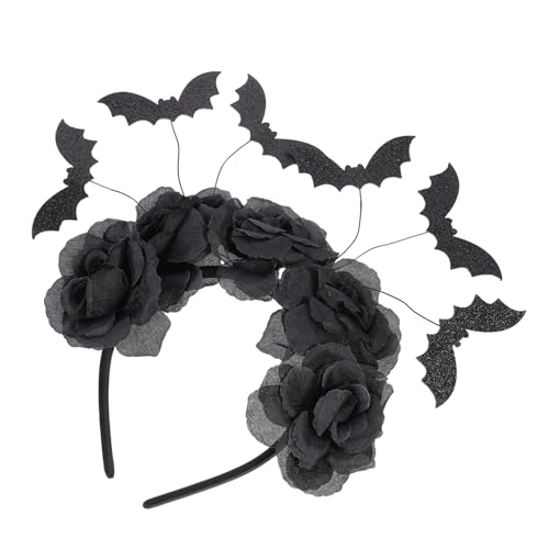 COLLBATH Halloween Kopfschmuck mit Fünf Schwarzen Rosen und Spinnen Originelles Bequemes Stirnband für Damen und Mädchen für Halloween und Maskerade Partys COLLBATH Halloween Kopfschmuck mit Fünf Schwarzen Rosen und Spinnen Originelles Bequemes Stirnband für Damen und Mädchen für Halloween und Maskerade Partys von COLLBATH