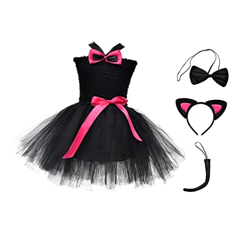 COLLBATH Halloween Kostüm Tutu Kleid Für Mädchen Katzen Netzstoff Geeignet Für Jahre Ideales Cosplay Kostüm Für Festivals Und Partys COLLBATH Halloween Kostüm Tutu Kleid Für Mädchen Katzen Netzstoff Geeignet Für Jahre Ideales Cosplay Kostüm Für Festivals Und Partys von COLLBATH