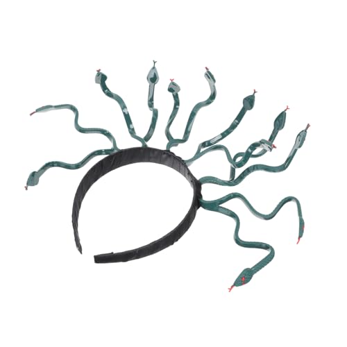 COLLBATH Halloween Medusa Kopfschmuck Schlangenform Stirnband Damen Mädchen Cosplay Kostüm Accessoire für Party Bühnenauftritt COLLBATH Halloween Medusa Kopfschmuck Schlangenform Stirnband Damen Mädchen Cosplay Kostüm Accessoire für Party Bühnenauftritt von COLLBATH