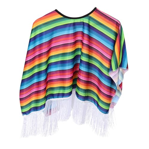 COLLBATH Halloween Mexikanischer Kostümumhang Dekorativer Umhang Für Jungen Und Mädchen Cosplay Umhang Partykleid Umhang Halloween Umhang Umhang Für Party Cosplay von COLLBATH
